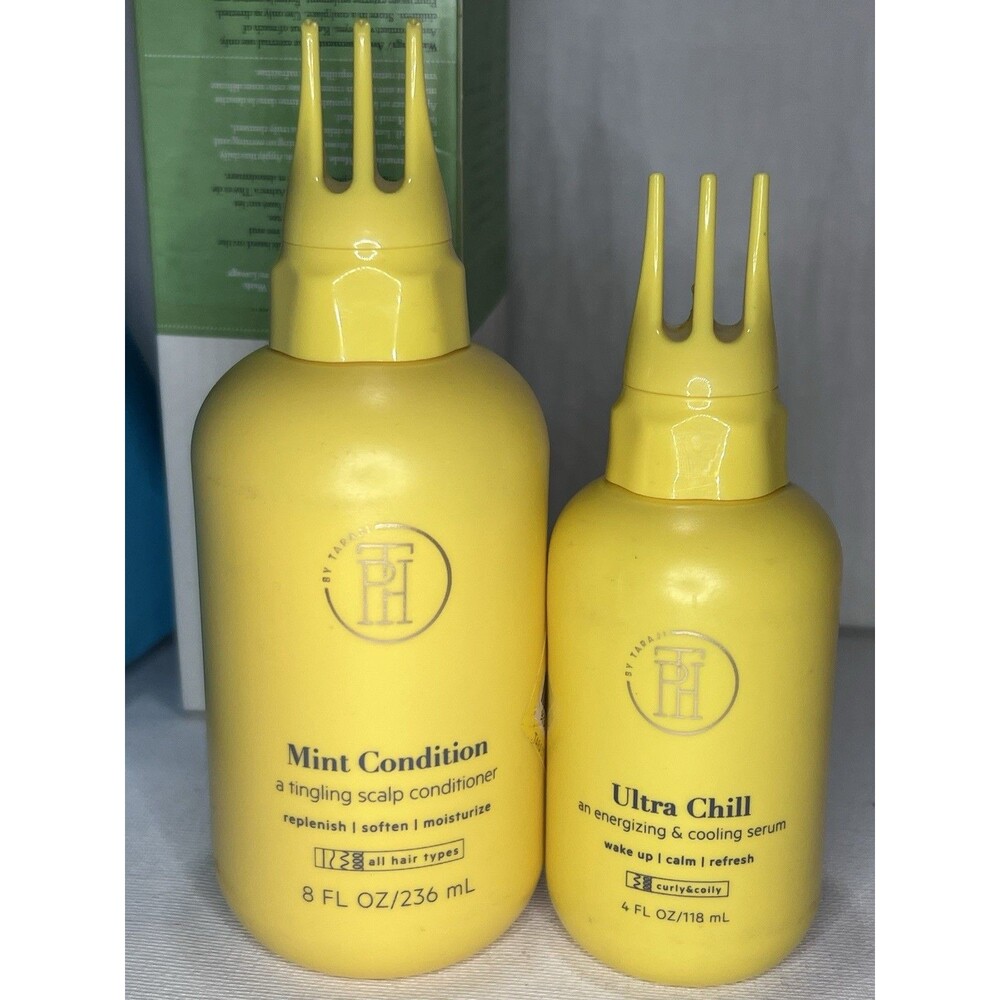 TPH by Taraji Mint Condition Scalp Conditioner 8oz & Ultra Chill Serum 4oz